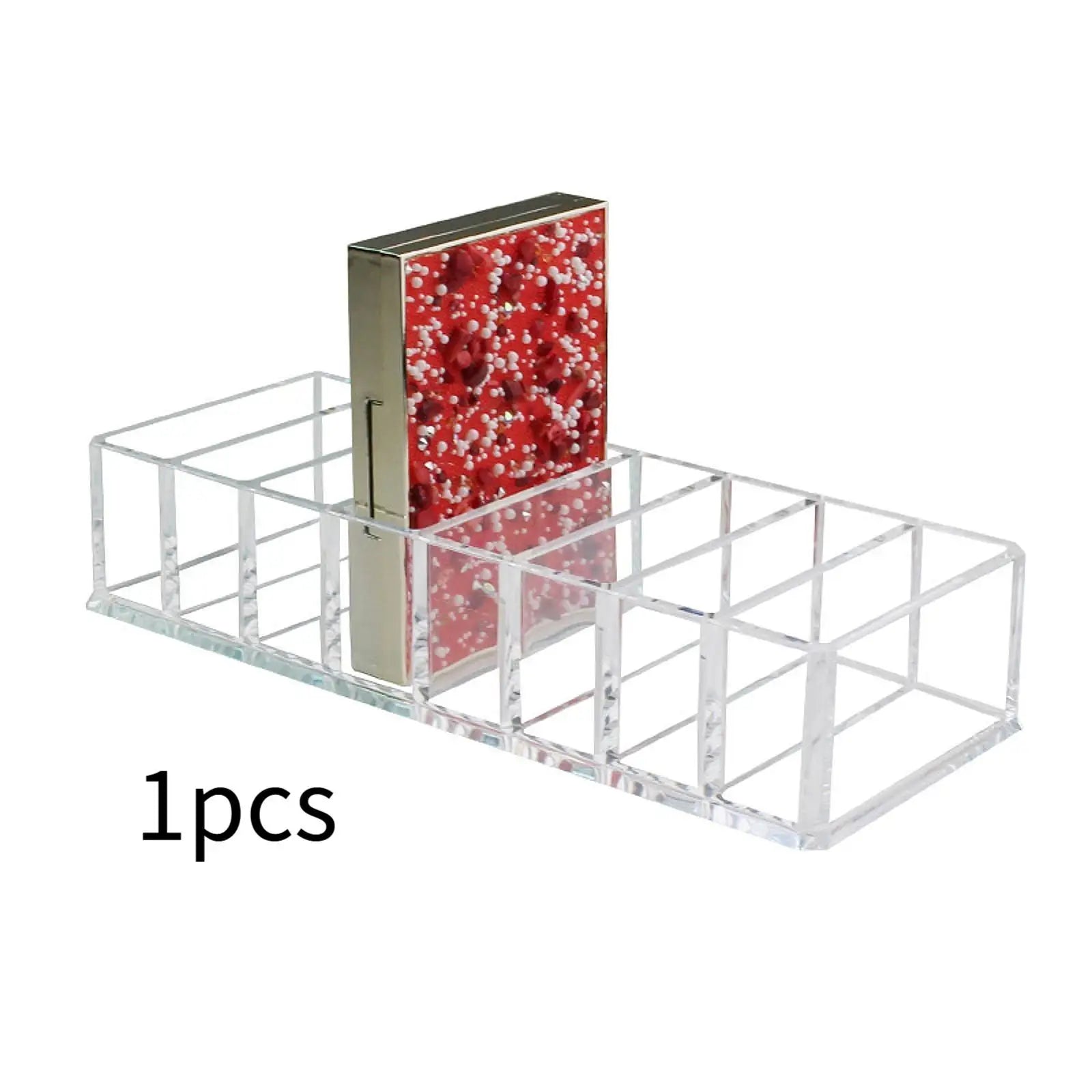 Cosmetics Beauty Care Powder Holder Cabinet Acrylic Makeup Compact Organizer Cosmetics Beauty Care Powder Holder for Bathroom