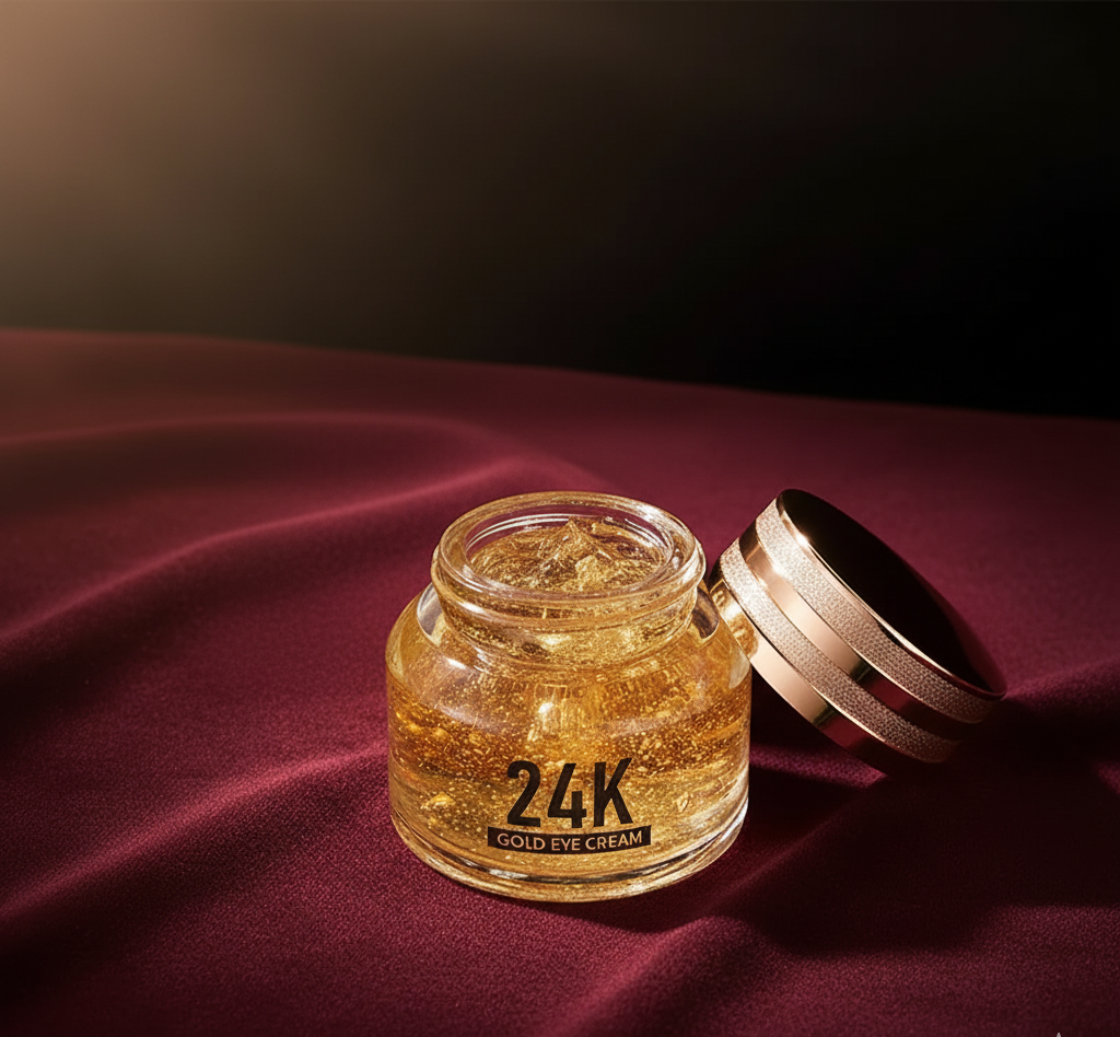 24k Gold Hyaluronic Acid Eye Cream Anti Dark Circles Eye Bags Firming Moisturizing Eyes Skin Care Prodcuts
