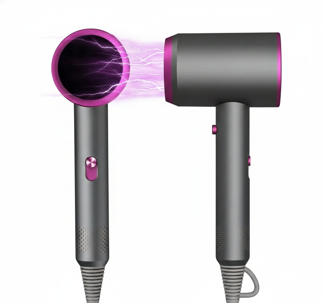 High-speed electric turbine air blower Low noise constant temperature fast drying portable negative ion hair dryer