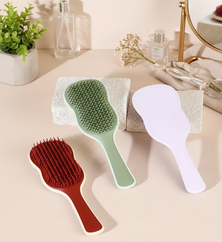 Massage Hair Comb Anti Detangling HairBrush Hair Styling Detangler Fast Blow Drying Curling Hair Brushes Comb Hairdressing Tools