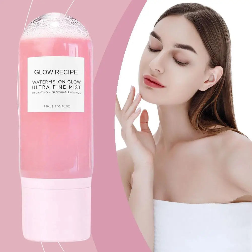 Watermelon Glow Facial Spray Watermelon Hydrating Mist Moisturizing Hyaluronic Acid Refresh Brighten Dry Skin Care