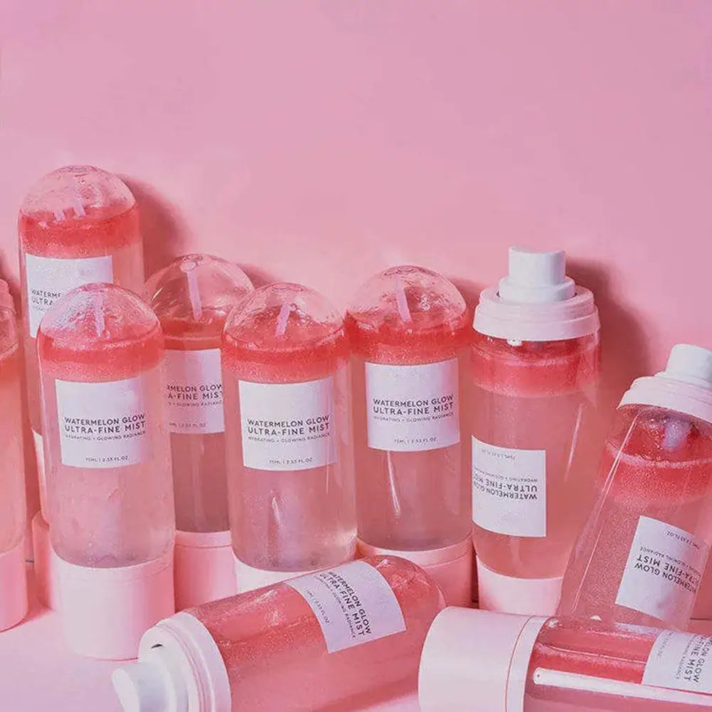 Watermelon Glow Facial Spray Watermelon Hydrating Mist Moisturizing Hyaluronic Acid Refresh Brighten Dry Skin Care