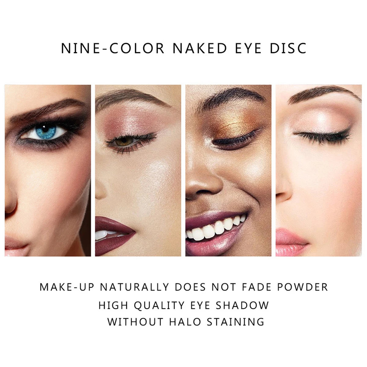 JUJU DREAM 9-Color Eyeshadow Palette, Matte & Shimmer Finish, Soft Milk Tea Tones, Compact & Easy for Daily Student Makeup