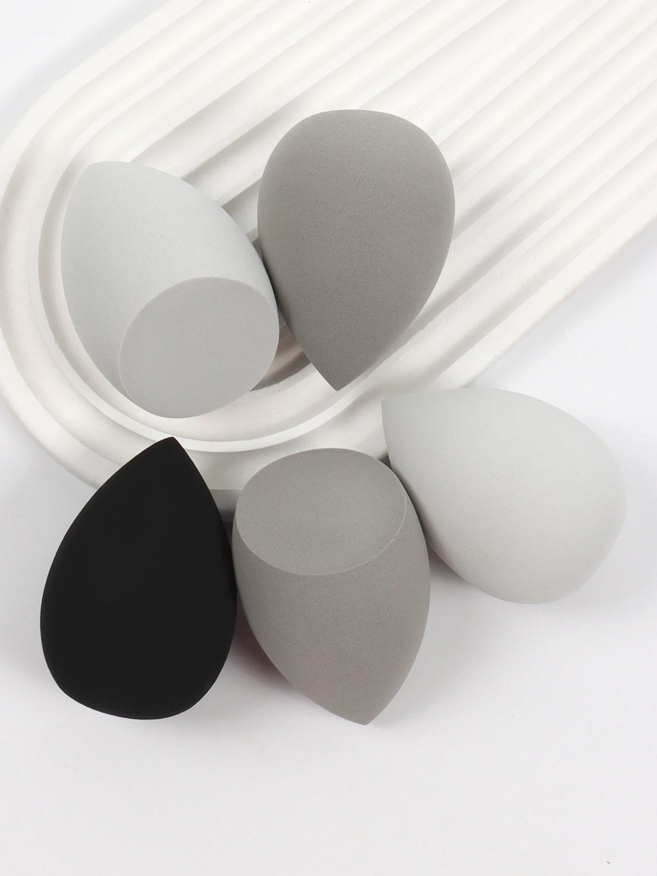 5 Bags of Beauty Eggs Makeup Sponge (Beauty Egg), Foundation Make-Up Mixed Beauty Sponge, Flawless Liquid, Cream and Powder, Mu