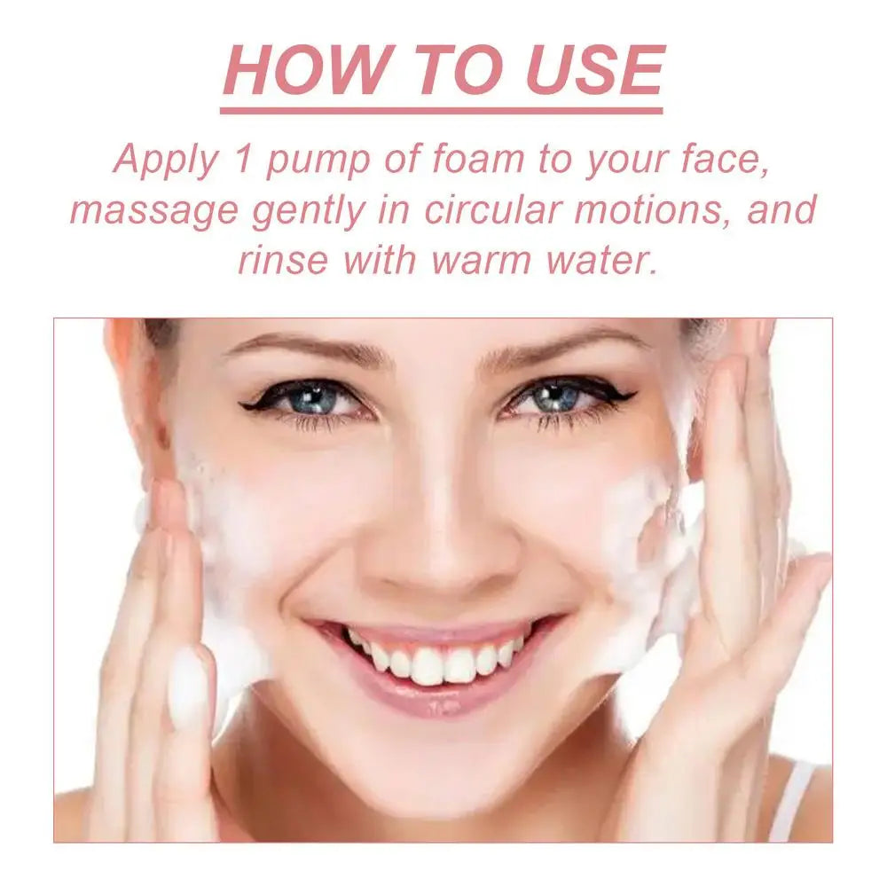 Facial foaming Cleanser Deeply Cleansing Oil Control Moisturizing Blackhead Removal Skin Care Face Wash Foam Cleanser