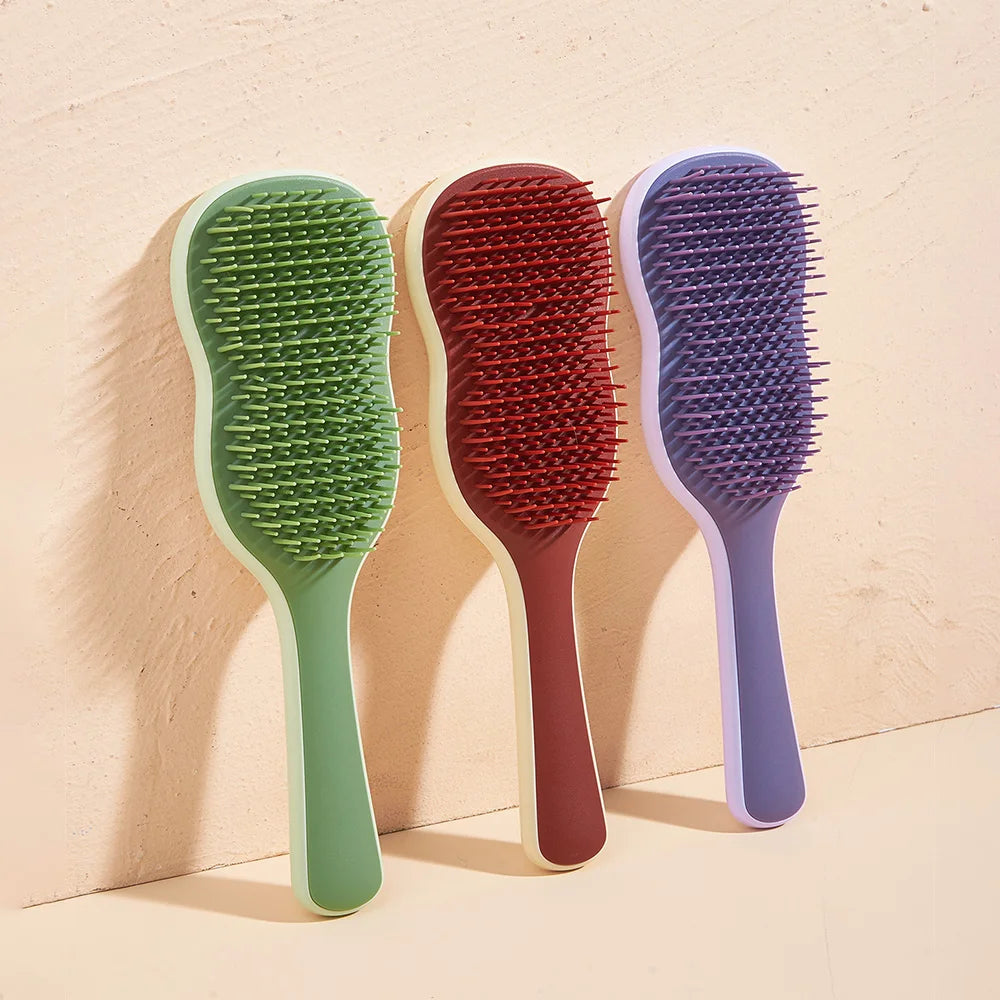 Massage Hair Comb Anti Detangling HairBrush Hair Styling Detangler Fast Blow Drying Curling Hair Brushes Comb Hairdressing Tools