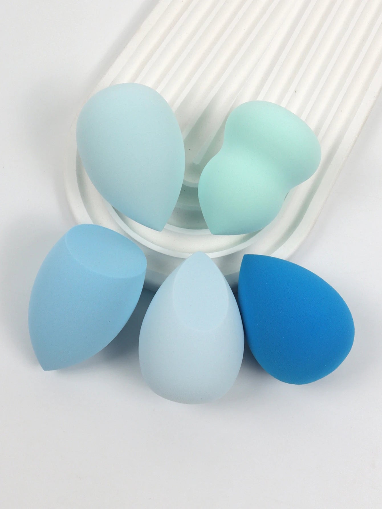 5 Bags of Beauty Eggs Makeup Sponge (Beauty Egg), Foundation Make-Up Mixed Beauty Sponge, Flawless Liquid, Cream and Powder, Mu