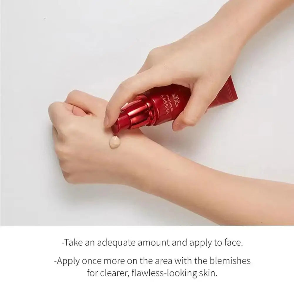 Original Korean Cosmetic BB Liquid Foundation Concealer Cream Facial Makeup Skin-Nourishing Waterproof Oil Control Long-lasting