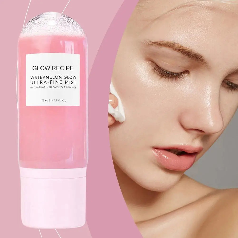 Watermelon Glow Facial Spray Watermelon Hydrating Mist Moisturizing Hyaluronic Acid Refresh Brighten Dry Skin Care