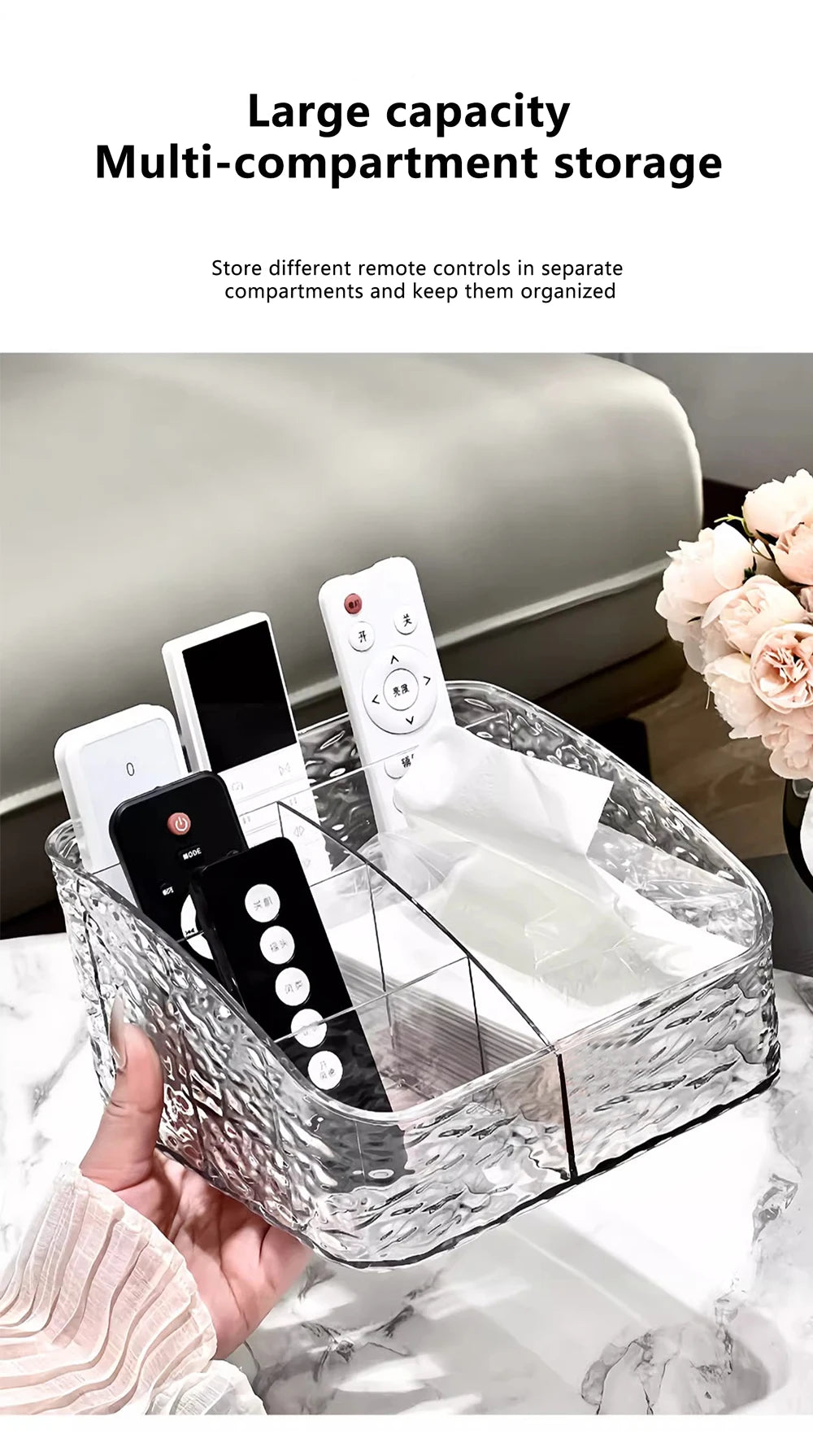 Makeup Storage Organizer Clear Skincare Organiser For Vanity Storage Box For Lipstick Cosmetic Organizer Perfume Holder