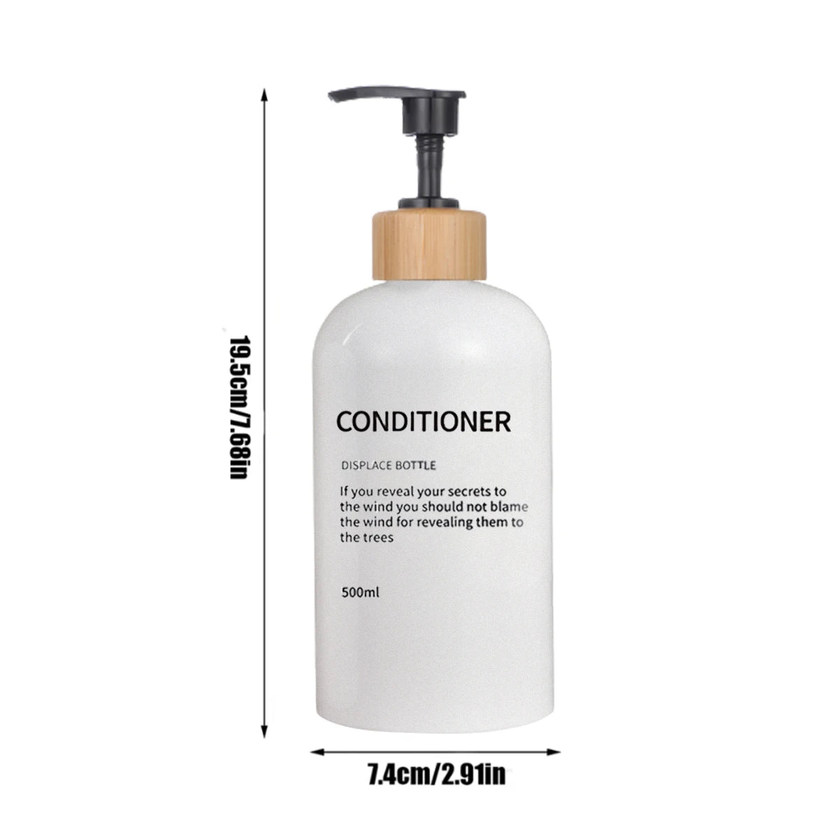 3 Pack Soap Dispenser Shampoo and Conditioner Dispenser Body Wash Shower Bottles Refillable Lotion Dispenser Bottle