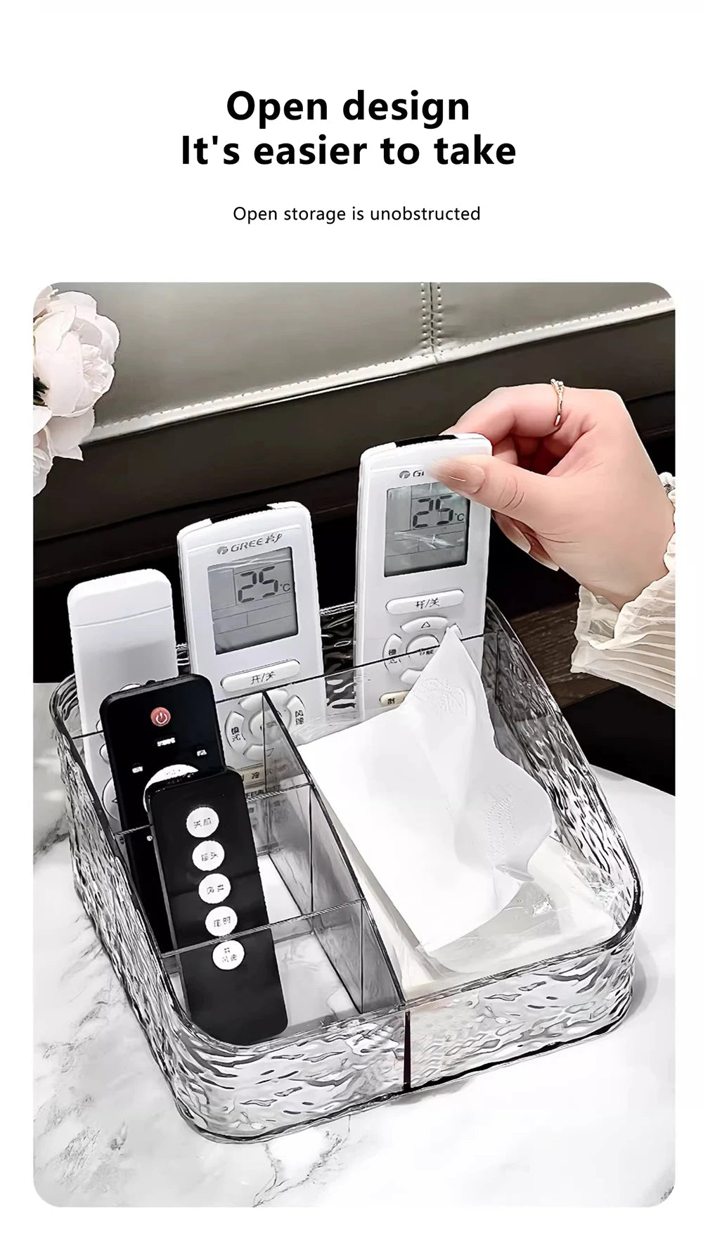 Makeup Storage Organizer Clear Skincare Organiser For Vanity Storage Box For Lipstick Cosmetic Organizer Perfume Holder