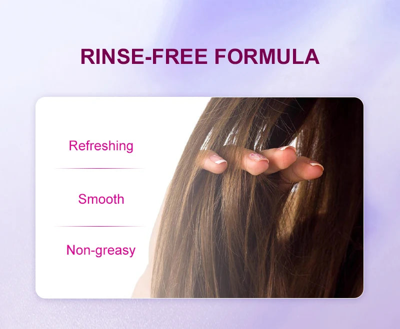 PURC Heat Protectant Spray Coconut Oil Frizz Control & Shine for All Hair Types Thermal Protection up to 470°F Hair Care