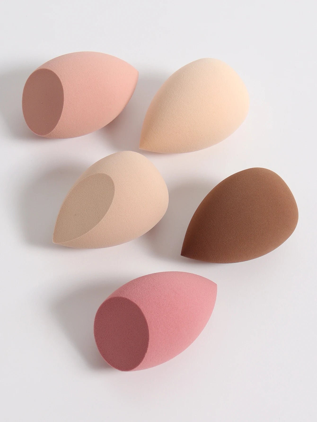 5 Bags of Beauty Eggs Makeup Sponge (Beauty Egg), Foundation Make-Up Mixed Beauty Sponge, Flawless Liquid, Cream and Powder, Mu