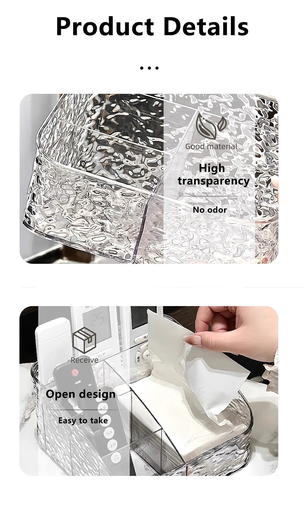 Makeup Storage Organizer Clear Skincare Organiser For Vanity Storage Box For Lipstick Cosmetic Organizer Perfume Holder