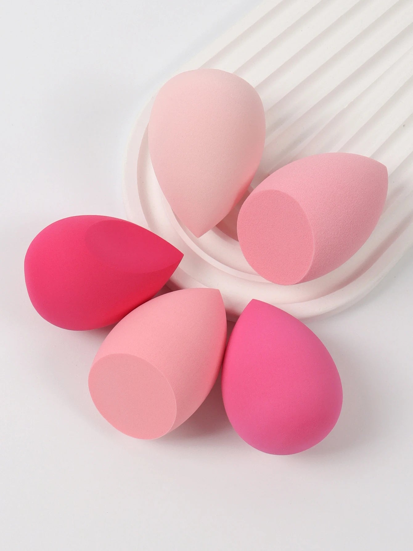 5 Bags of Beauty Eggs Makeup Sponge (Beauty Egg), Foundation Make-Up Mixed Beauty Sponge, Flawless Liquid, Cream and Powder, Mu