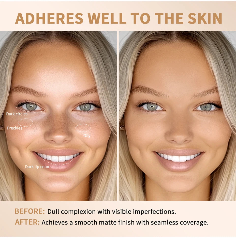 Skin Tint Foundation Stick 6 Colors Balm Serum Boosted Smooth Plumper Hight Coverage Travel Bronze Foundation Stick Makeup