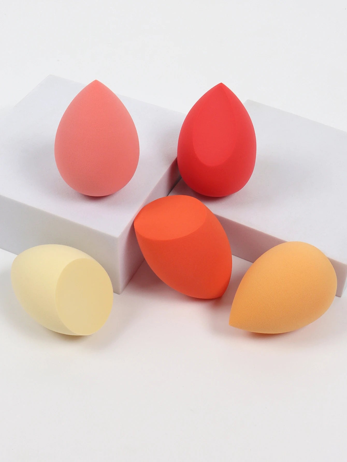 5 Bags of Beauty Eggs Makeup Sponge (Beauty Egg), Foundation Make-Up Mixed Beauty Sponge, Flawless Liquid, Cream and Powder, Mu